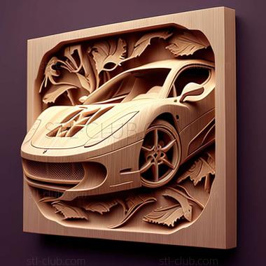 3D модель Ferrari F430 (STL)